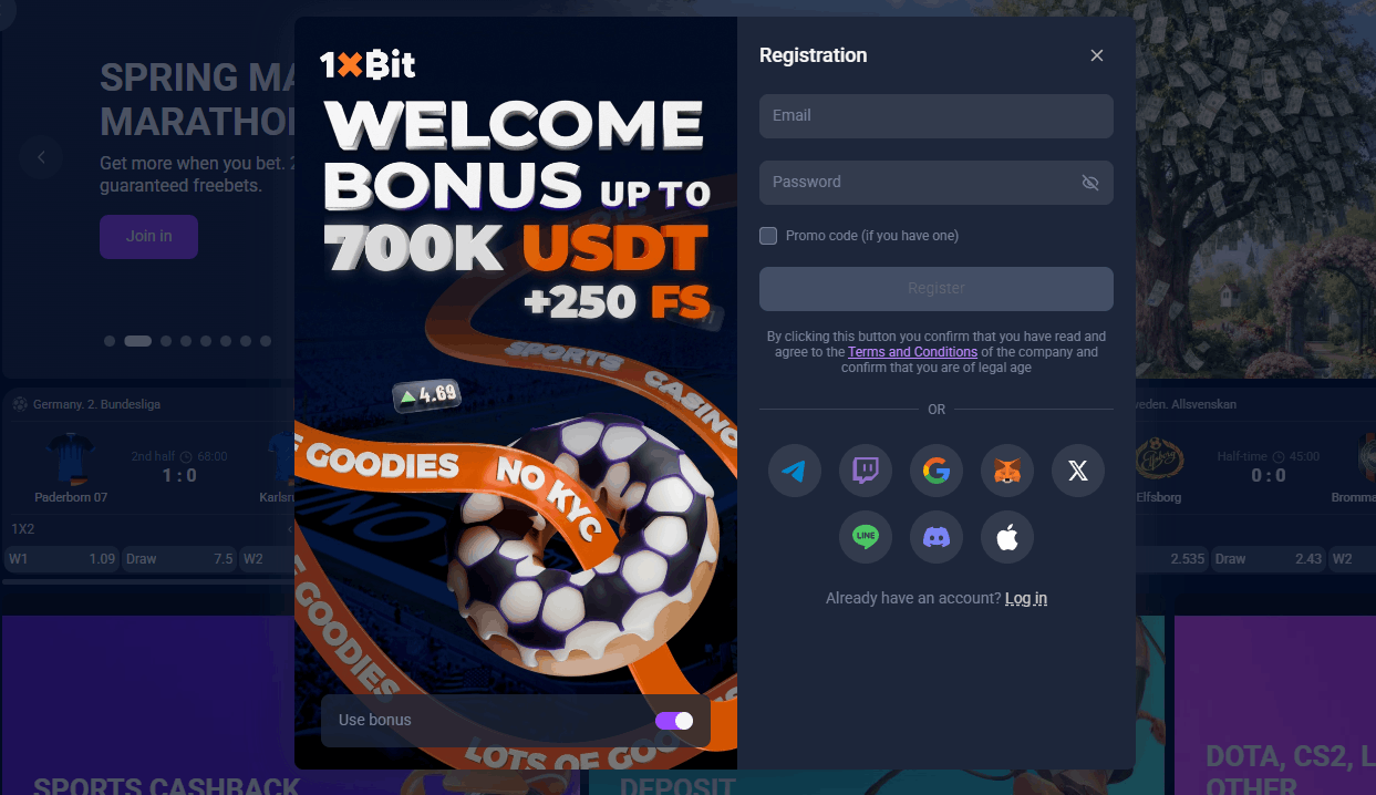 Hoe Registreer je bij 1xBit Casino – Crypto Account Instellen Stap voor Stap