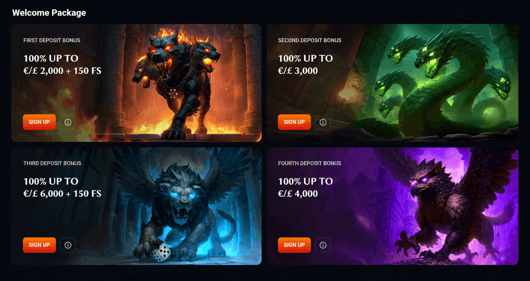 Hadesbet Casino Welkomstbonus – 400% tot €15.000 + 300 Gratis Spins